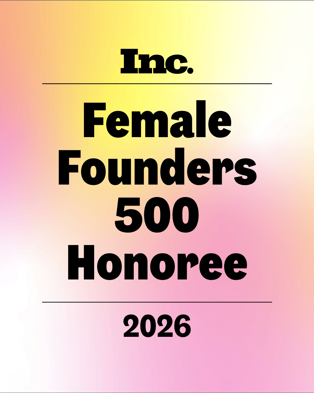 Inc. Names Sara Kubiak of the Vanilla Bean Project to Its 2026 Female Founders 500 List