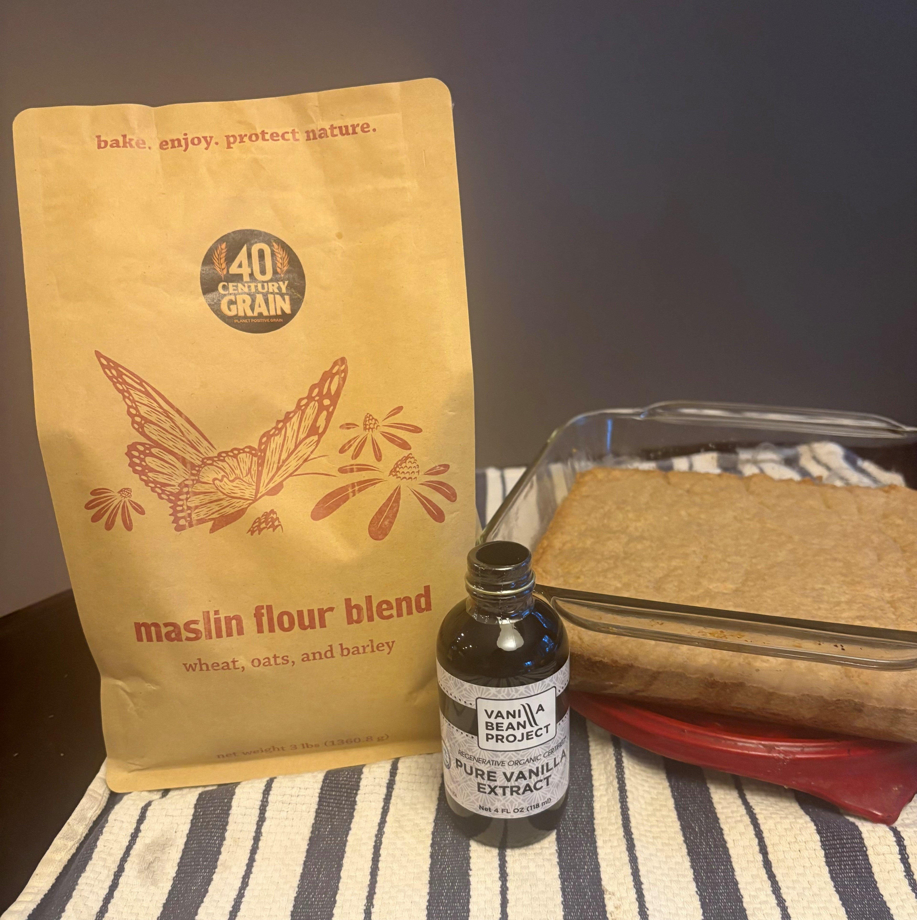 Vanilla Maslin Shortbread: An Ancient Grain Tradition Meets Modern Baking