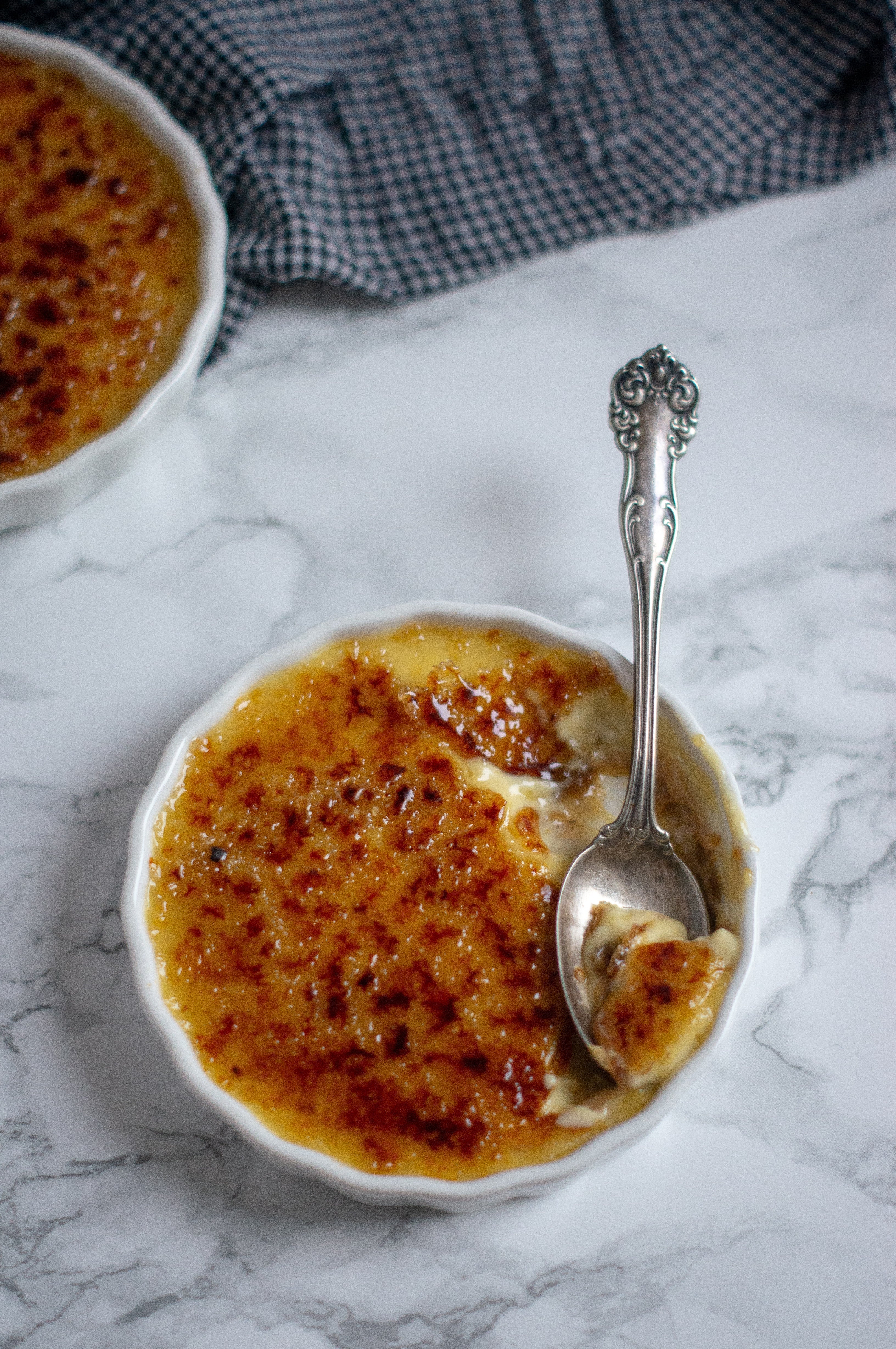 Pumpkin Crème Brûlée with Real Vanilla Bean