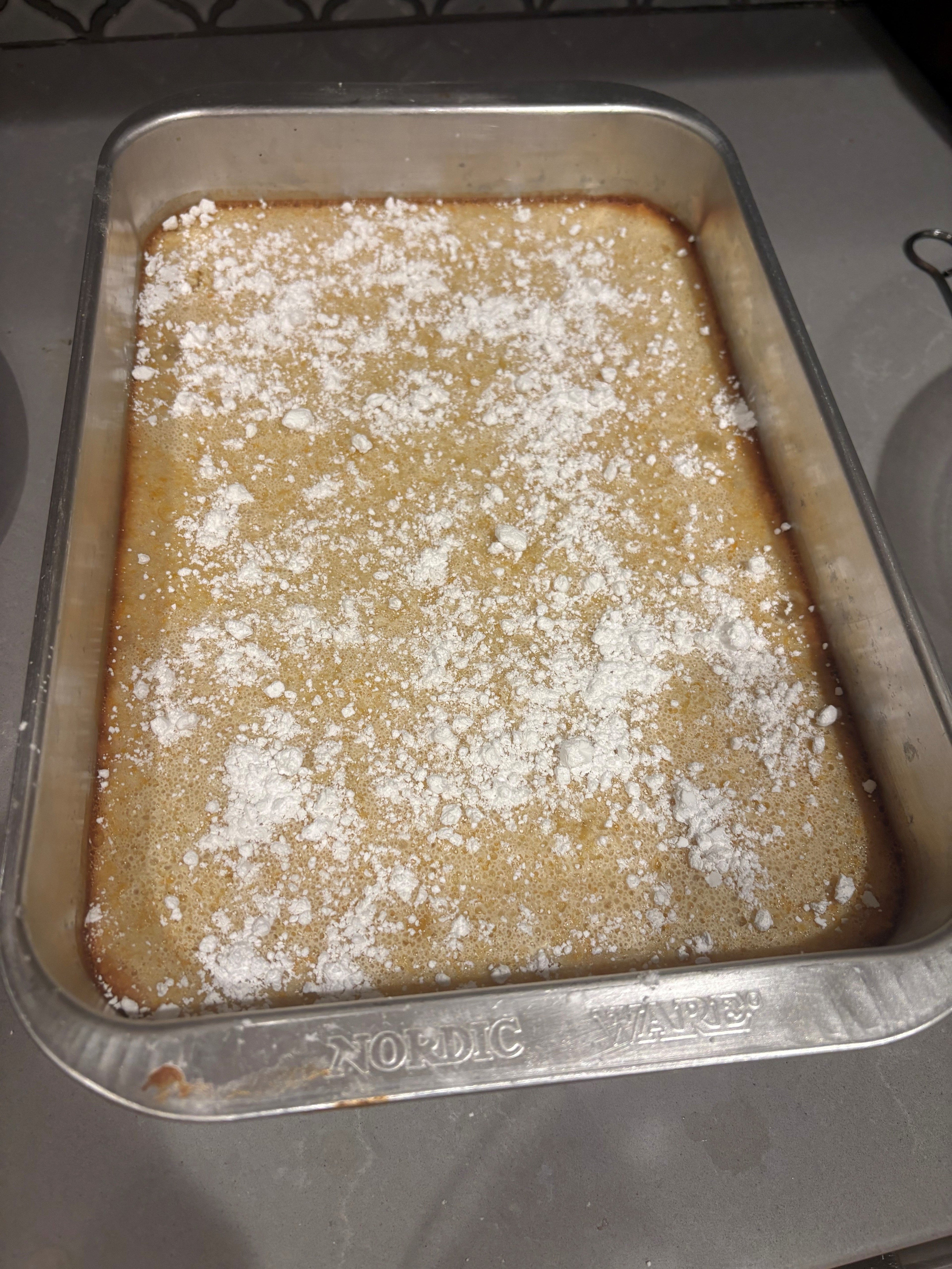 When you get a box of lemons in the mail-You make lemon bars