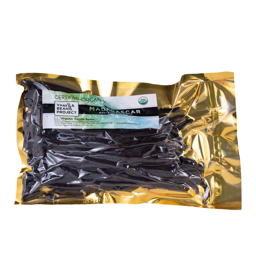 Certified Organic Whole Vanilla Beans