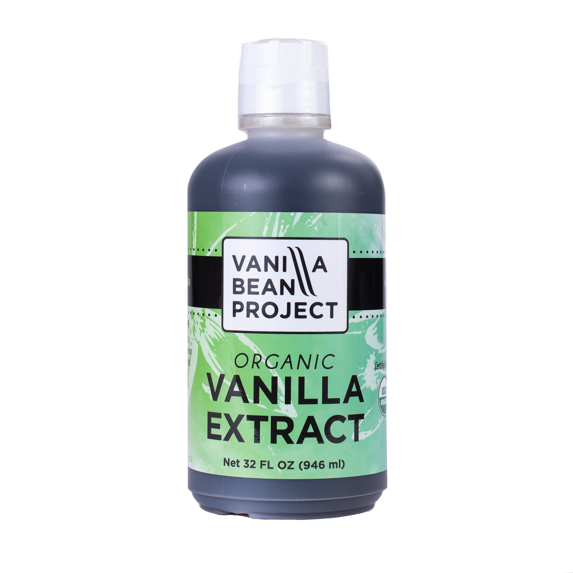 Organic Pure Vanilla Extract - Vanilla Bean Project 32 oz